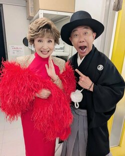 小林幸子、“久しぶりに会った”木梨憲武との2ショット公開
