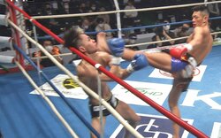 アゴを打ち抜く左ハイで衝撃失神KO 「吹っ飛んだ」軽量級らしからぬ豪快ダウンに騒然 