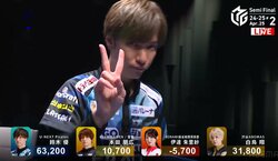 鈴木優、風格すら漂う強さの個人3連勝！挨拶代わりの親満貫から悠々逃げ切り、止まらぬ快進撃にキリッと“Vサイン”／麻雀・Mリーグ