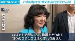 片山財務大臣 歴史的な円安をけん制