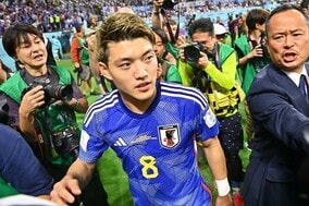 「神様が『いいよ、今日ぐらい』って」ドイツ戦の同点弾、なぜ堂安律にボールが転がってきたのか？「少し報われた感じがあった」