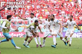 試合終了間際に決めた！ イラン代表のゴールが凄すぎる！ 会場が歓喜に沸いた待望の先制弾