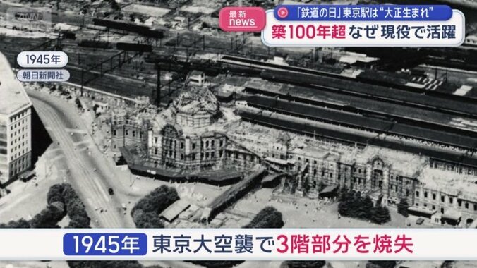 1914年に開業した東京駅