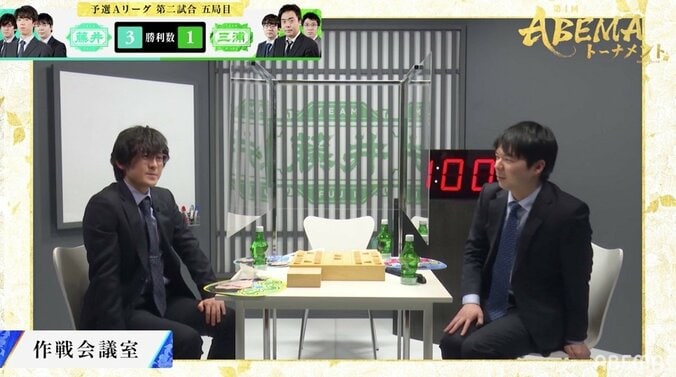 藤井聡太王位・棋聖、超早指しで見せた桂馬の“4段ジャンプ”に「超光速」「神速の寄せ」の声／将棋・ABEMAトーナメント 2枚目