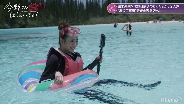 堀未央奈、海中で魚に怯えプチパニックに…対抗策として選んだ乗り物は“最強の海の生き物”