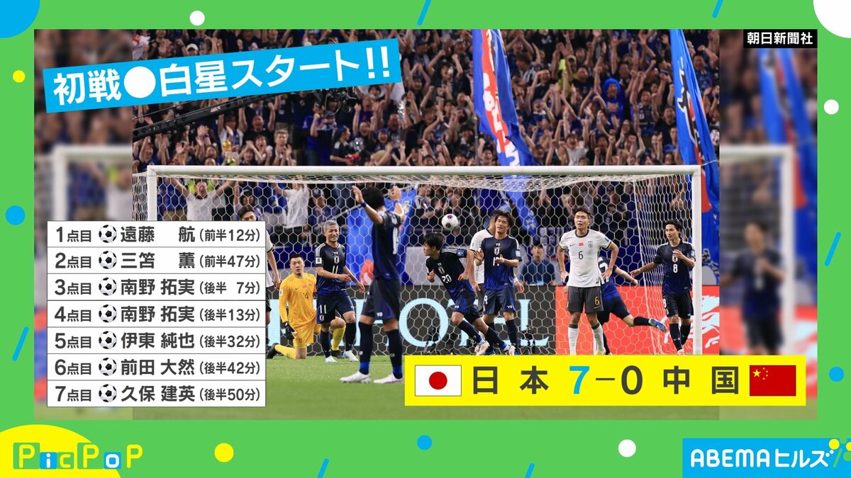 サッカー日本代表「7-0圧勝」の要因は中国の致命的“作戦ミス”？ W杯