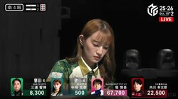 解説も思わず「見事な手順でした！」と称賛 グラビアも話題沸騰の美女雀士・中田花奈が土壇場で見せた一撃「やるやん！」「成長したな」／麻雀・Mリーグ