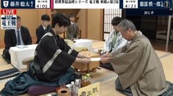 藤井聡太竜王が62手目を封じる 難解な局面に「2日目は壮絶な挑み合いになりそう」服部慎一郎七段との“三島対局”は互角のまま2日目へ／将棋・竜王戦第2局