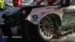 世界最速ラリー車、“凍った峠道”でガードレールに突っ込む衝撃アクシデント ドライバーはステアリングを叩き激昂…波乱の舞台裏
