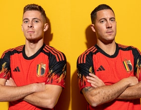 カタールW杯に臨むベルギー代表のアザール兄弟が一問一答に登場！「よく食べるのはどっち？」という質問には爆笑＆苦笑い