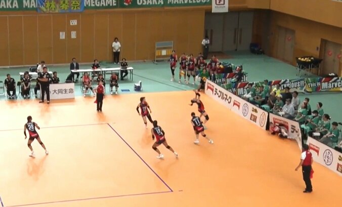 執念のレシーブ