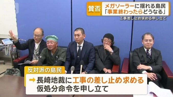工事差し止め求める申し立て