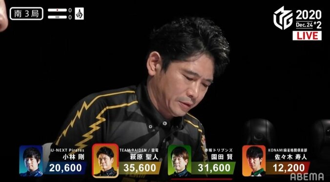 「マジで嬉しい」「やっぱり絵になる」スター選手・萩原聖人の初勝利に祝福の声が殺到 解説者まで「泣きそう」／麻雀・Mリーグ 1枚目