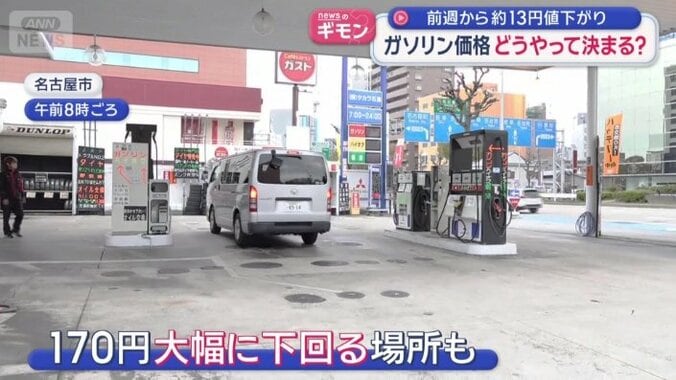 朝から給油に来る客が途切れない