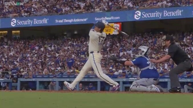 【映像】大谷、会心40号アーチでドヤ顔→“確信棒立ち”リアクション
