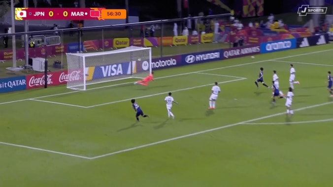 衝撃！U-17日本代表MFの“芸術的スーパーゴール”が「エクセレント！」「本当に高校生ですか！？」「オシャレすぎる」解説実況＆ファンが驚愕 5枚目