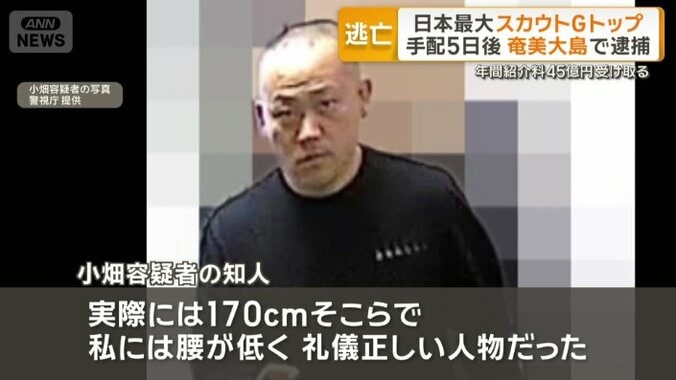 小畑容疑者の知人