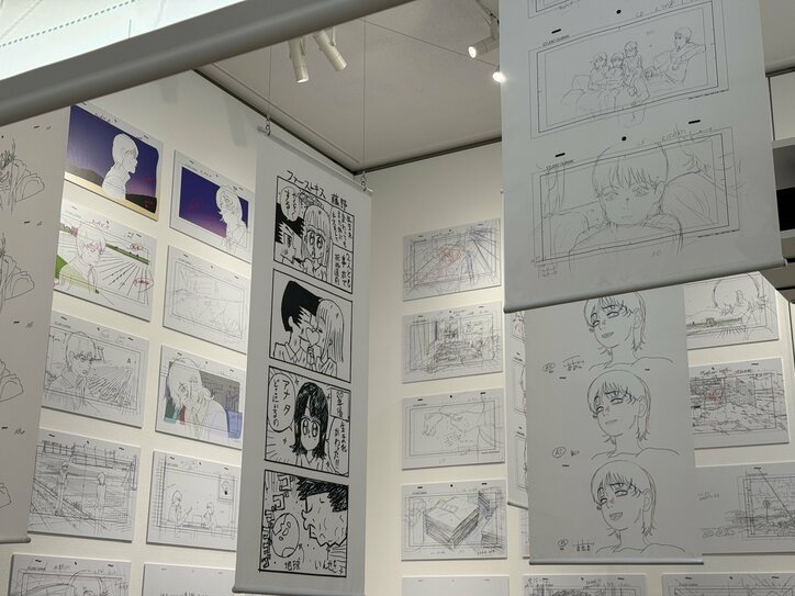 [Photos/Images] Recreating "Fujino’s Room" and "The Kyomoto House Hallway"! A Venue Report on "Look Back Anime Exhibition—Oshiyama Kiyotaka: The Emotions of Lines," Featuring a Massive Collection of Original Key Frames 5th