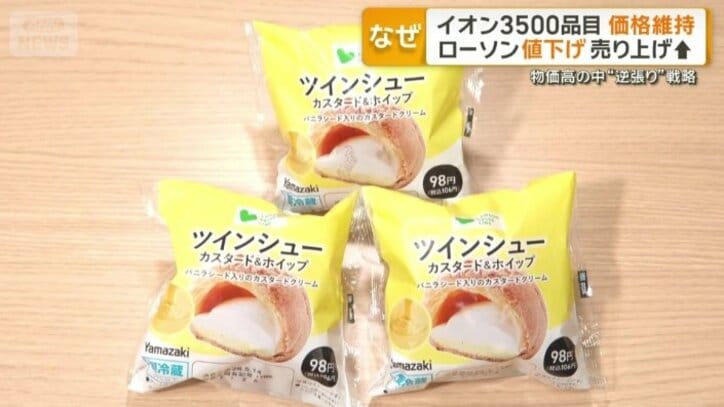 ローソンストア100のシュークリーム