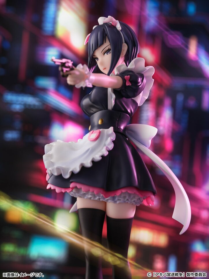 【写真・画像】アニメ『アキバ冥途戦争』より、「万年嵐子」がフィギュアになって登場!9月20日まで予約受付中 4枚目