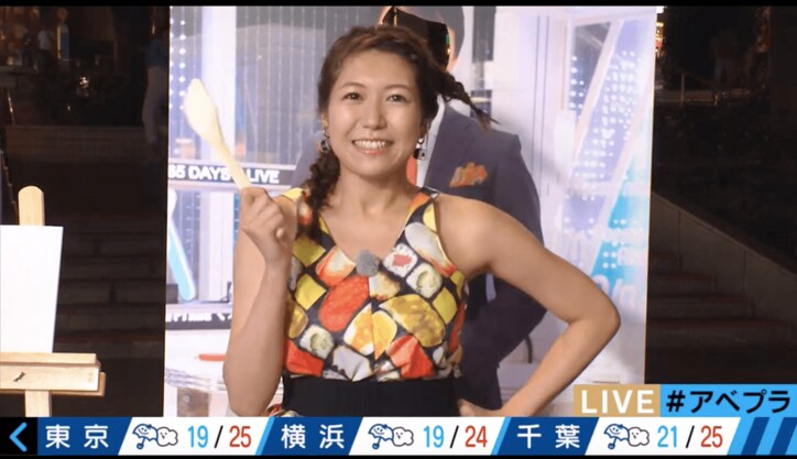 【美人気象予報士・穂川果音コスプレまとめ】下ネタで口撃されたり、テレ朝小松アナに怒ったり