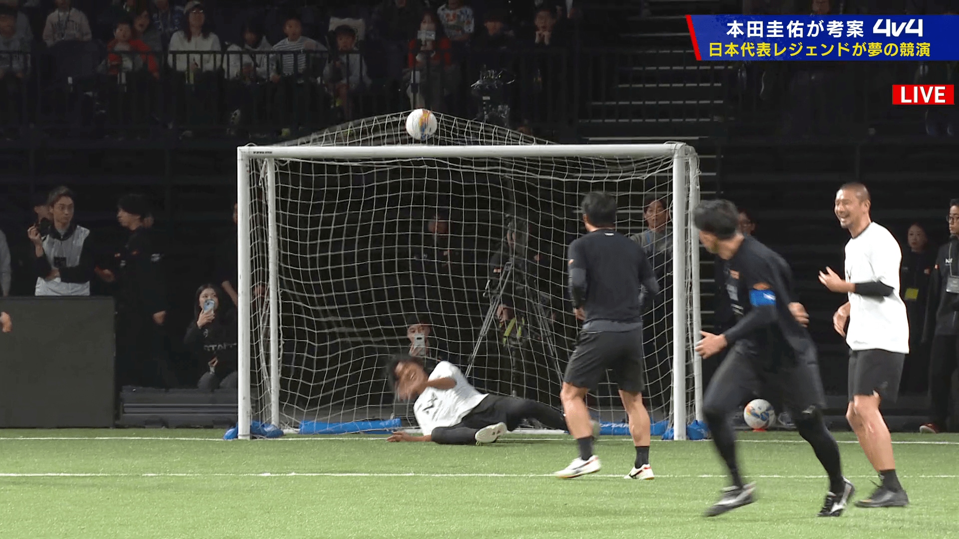 強烈弾に相手GK中澤も反応できず