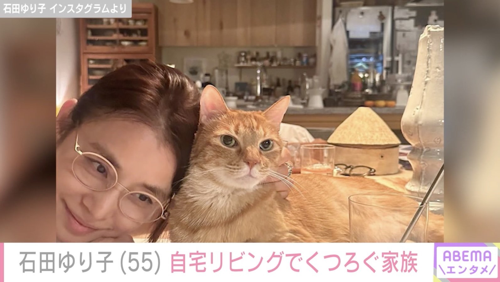 石田ゆり子（55）、広々リビングでくつろぐ愛猫を公開 「ステキ