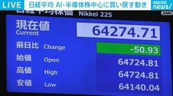 日経平均 AI・半導体株中心に買い戻す動き