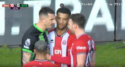 「やっちまえ！」三笘薫への悪質ファウルにブライトンのアニキがブチギレて乱闘寸前！相手選手と一触即発、緊迫の超至近フェイスオフ