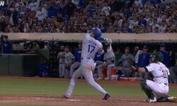 「当たったらヤバい」大谷翔平、一発狙いの“本気のフルスイング”にネット騒然　あまりのスゴさに現地放送席も爆笑 「完全に狙ってるw」