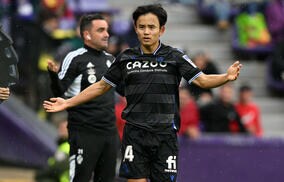 幻に終わるも強烈シュート叩き込み攻撃を牽引した久保建英がバジャドリー戦のMVPに選出