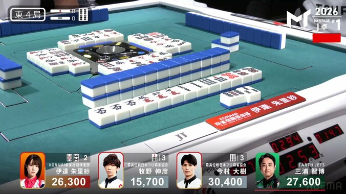 ド高目を一発で仕留める伊達朱里紗