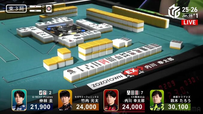 三面張リーチ→ド高目一発ツモ！雀士にとって至福の瞬間