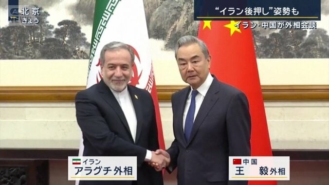 アラグチ外相と王毅外相