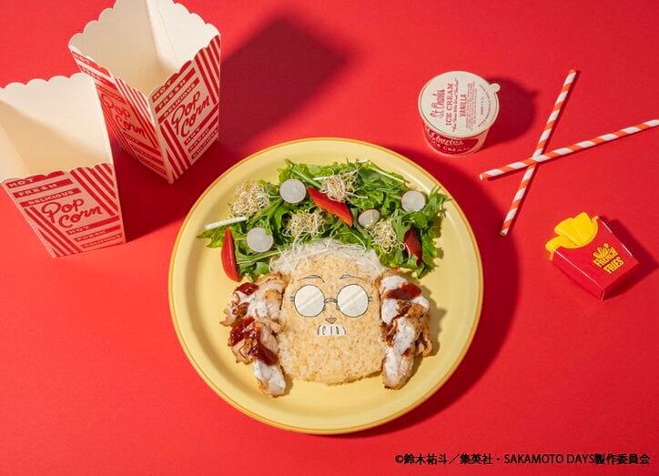 [Photos/Images] "American Diner" concept with a retro vibe! The anime "SAKAMOTO DAYS" theme cafe will be held for the first time in Tokyo and Osaka. 4th