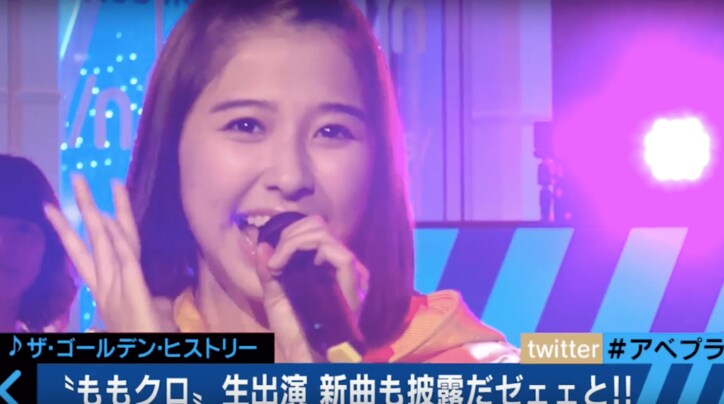 ももクロ、新曲&爆笑トークをアベプラ生出演で披露  テレ朝にモノノフ500人超が殺到！