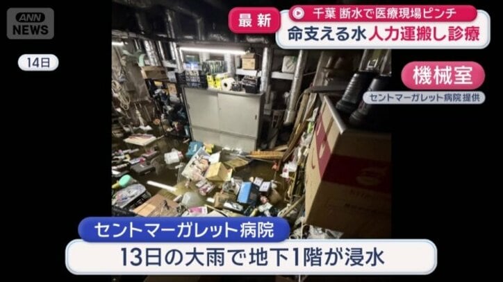 たくさんの物が浮いた部屋