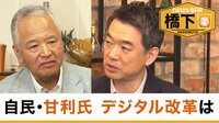 “デジタル改革”キーマンを自民・甘利明氏を直撃