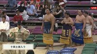 【映像】大の里の土俵入りで館内割れんばかりの大歓声