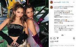 ゆきぽよ、ド派手な“へそ出し”コーデを披露 「カッケェェ」「素敵」とファン絶賛