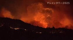立ち上る巨大火柱…カメラが捉えた緊迫の瞬間 平成以降最大の山火事“運命の1時間”に何が起きたのか 大船渡市山林火災