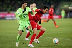 フランクフルト、一度は逆転もヴォルフスブルクとドロー…鎌田大地＆長谷部誠はフル出場