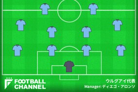 【スタメン速報】ウルグアイ代表、ガーナ代表戦先発メンバー発表。スアレスとヌニェスの2トップか