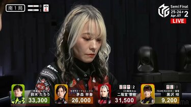 静かに育てた紅き宝石 二階堂亜樹、ライバルを貫くダマテン混一色が