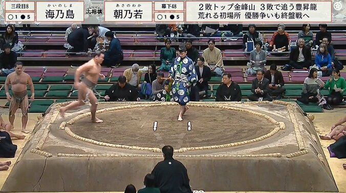 慌てて戻る朝乃若