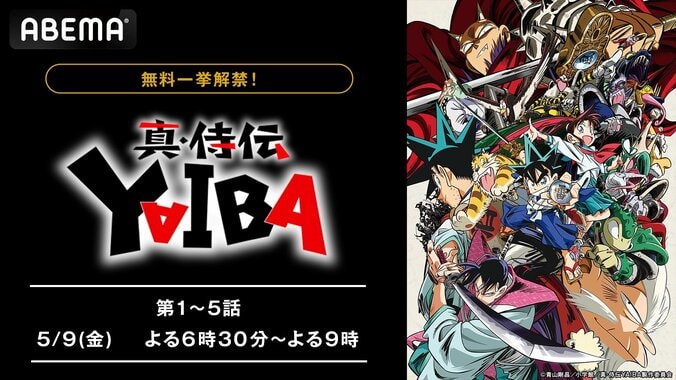 【写真・画像】アニメ『真･侍伝 YAIBA』を無料でイッキ見！作品初の振り返り一挙放送が5月9日（金）に決定　1枚目