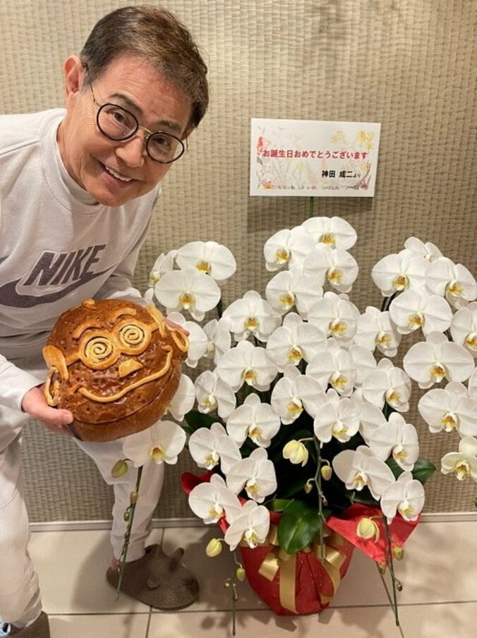 加藤茶、78歳の誕生日を夫婦でお祝い「頑張っていくのでよろしく」 1枚目