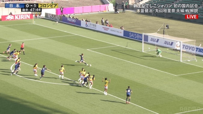 「本田圭佑かよ！」“爆裂ど真ん中PK”でなでしこジャパンがAT同点ゴール「弾丸すぎる」「まじで心臓強」「よく決めた偉い」高橋はなの劇的弾にファン歓喜 2枚目
