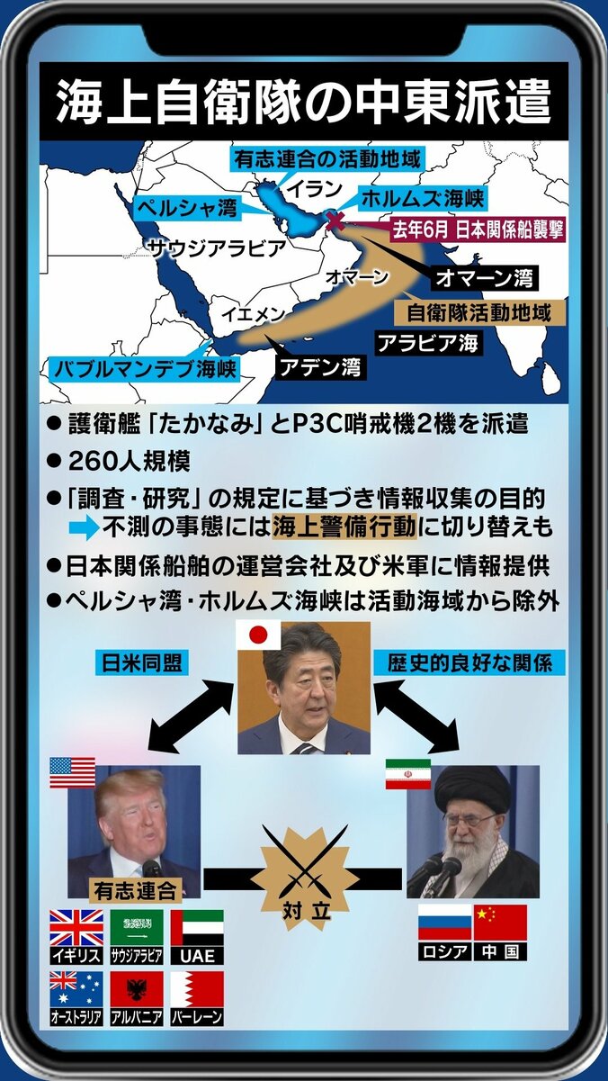 なぜいま自衛隊を中東に派遣するのか?本当に「調査・研究」だけなのか?“ヒゲの隊長”佐藤正久氏らが激論 6枚目