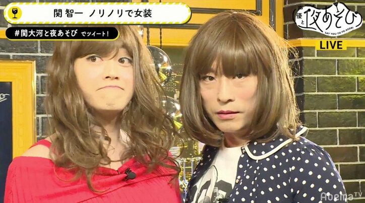 声優・関智一、ノリノリで女装＆写真撮影！「女豹の顔」とカメラマンも絶賛